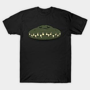 Crocodile jaws cartoon illustration T-Shirt